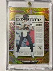 Tom Brady [Gold] #EXT-13 Football Cards 2022 Panini XR Extra Prices