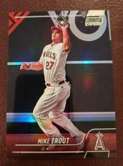 Mike Trout [Chrome Pearl White] #200 Baseball Cards 2022 Stadium Club Prices