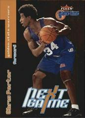 Chris Porter [Extra] #102 Basketball Cards 2000 Fleer Game Time Prices