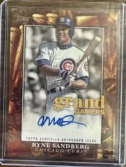 Ryne Sandberg Baseball Cards 2024 Topps Grand Gamers Autograph Prices