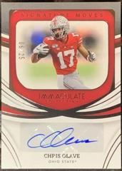 Chris Olave #SM-COL Football Cards 2022 Panini Immaculate Collegiate Signature Moves Prices