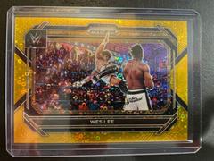 Wes Lee [Under Card Gold] #33 Wrestling Cards 2023 Panini Prizm WWE Prices