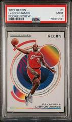 LeBron James #1 Basketball Cards 2023 Panini Recon Rookie Review Prices