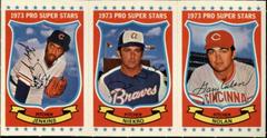 Jenkins, Niekro, Nolan [Panel] Baseball Cards 1973 Kellogg's Prices