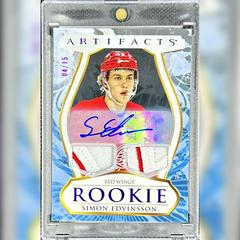 Simon Edvinsson [Autograph Material Purple] #187 Hockey Cards 2023 Upper Deck Artifacts Prices