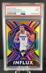 Keegan Murray [Gold] #15 Basketball Cards 2022 Panini Flux Rookie Influx Prices
