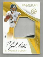 R. Joshua Dobbs [Patch Autograph Gold] #107 Football Cards 2017 Panini Immaculate Collection Prices