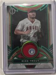Mike Trout [Green] #SOA-MT Baseball Cards 2023 Topps Tribute Stamp of Approval Relics Prices