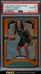 Sabrina Ionescu [Prizm Orange] #89 Basketball Cards 2020 Panini Prizm WNBA Prices