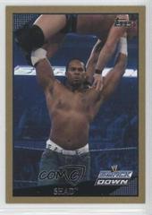 Shad Gaspard [Gold] #75 Wrestling Cards 2009 Topps WWE Prices