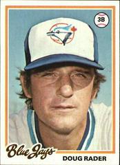 Doug Rader #651 Baseball Cards 1978 Topps Prices