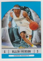 Allen Iverson [Blue Refractor] Basketball Cards 2006 Finest Prices
