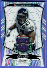 Ray Rice [Jersey Refractor] Football Cards 2009 Bowman Sterling Prices