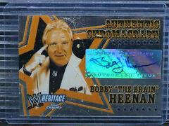 Bobby The Brain Heenan Wrestling Cards 2006 Topps Heritage Chrome WWE Autographs Prices
