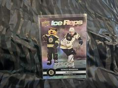 Patrice Bergeron, Blades The Bruin Hockey Cards 2023 Upper Deck MVP Ice Reps Prices