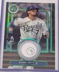 Bobby Witt Jr. [Green] Baseball Cards 2024 Topps Tribute Stamp of Approval Prices