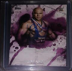 Kurt Angle [Purple] Wrestling Cards 2018 Topps WWE Undisputed Autographs Prices
