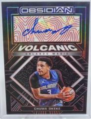 Chuma Okeke [Red] #VS-CMO Basketball Cards 2021 Panini Obsidian Volcanic Signatures Prices