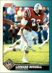 Leonard Russell #109T Football Cards 1991 Score Supplemental Prices