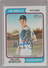 Walker Buehler #ROA-WB Baseball Cards 2023 Topps Heritage Real One Autographs High Number Prices