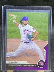 Yu Darvish [Purple] #99 Baseball Cards 2020 Topps Now Prices