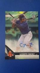 Gilberto Jimenez [Green Autograph] #TOP-1 Baseball Cards 2021 Bowman Platinum Top Prospects Prices