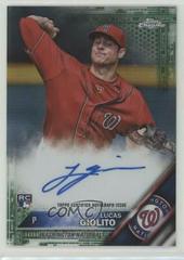 Lucas Giolito [Green Refractor] #RA-LG Baseball Cards 2016 Topps Chrome Rookie Autographs Prices