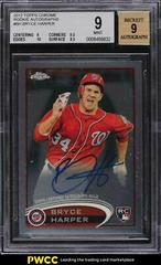Bryce Harper [Autograph] #BH Baseball Cards 2012 Topps Chrome Prices