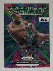 Aljamain Sterling [Green] Ufc Cards 2023 Panini Prizm UFC Fearless Prices