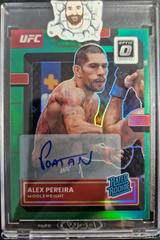 Alex Pereira [Signature Green] #108 Ufc Cards 2023 Panini Donruss Optic UFC Prices