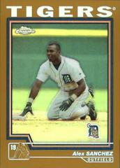 Alex Sanchez #437 Baseball Cards 2004 Topps Chrome Prices