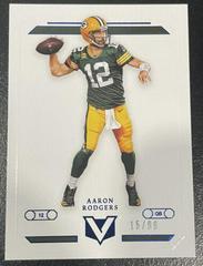 Aaron Rodgers [Blue] #V-23 Football Cards 2019 Panini Chronicles Vertex Prices