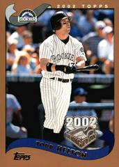 Todd Helton #106 Baseball Cards 2002 Topps Opening Day Prices
