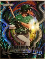 Matt Olson [Shimmer Prizm] #IL-12 Baseball Cards 2022 Panini Prizm Illumination Prices