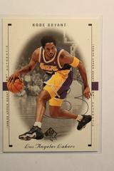 Kobe Bryant #44 Basketball Cards 1998 SP Authentic Prices