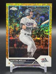 Austin Wells [Gold Mini Diamond] #PDC-10 Baseball Cards 2023 Topps Pro Debut Chrome Prices