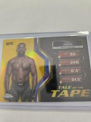 Jon Jones [Gold Refractor] #TFT-23 Ufc Cards 2024 Topps Chrome UFC Tale of the Tape Prices