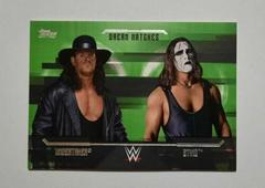 Sting, Undertaker [Green] Wrestling Cards 2017 Topps WWE Undisputed Dream Matches Prices