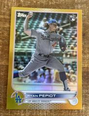Ryan Pepiot [Gold Foil] Baseball Cards 2022 Topps Update Prices