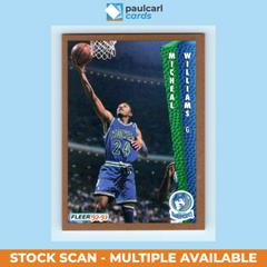Micheal Williams #384 Basketball Cards 1992 Fleer Prices