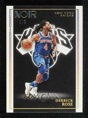 Derrick Rose [Holo Gold] #104 Basketball Cards 2020 Panini Noir Prices