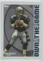 Tom Brady #OTG6 Football Cards 2003 Topps Own the Game Prices