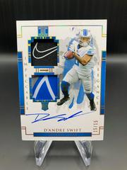 D'Andre Swift [Helmet, Patch Autograph Glove] Football Cards 2020 Panini Impeccable Prices