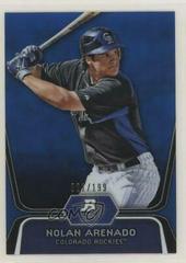 Nolan Arenado [Blue Refractor] #BPP2 Baseball Cards 2012 Bowman Platinum Prospects Prices