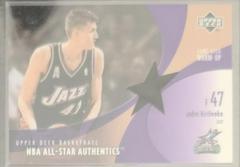 Andrei Kirilenko Basketball Cards 2002 Upper Deck All-Star Authentics Prices