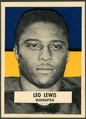 Leo Lewis Football Cards 1959 Wheaties CFL Prices