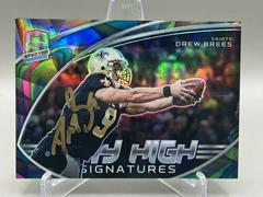 Drew Brees [Marble] #SKS-DBR Football Cards 2022 Panini Spectra Sky High Signatures Prices