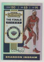 Brandon Ingram [The Finals Ticket] #12 Basketball Cards 2019 Panini Contenders Prices