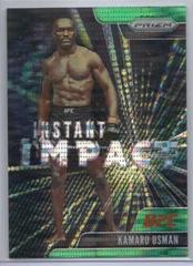 Kamaru Usman [Green Pulsar] #6 Ufc Cards 2021 Panini Prizm UFC Instant Impact Prices