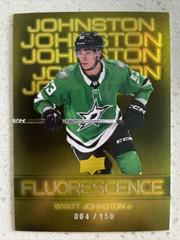 Wyatt Johnston [Gold] Hockey Cards 2022 Upper Deck Fluorescence Prices